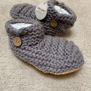 Kids Knit Cozy Boot Slipper